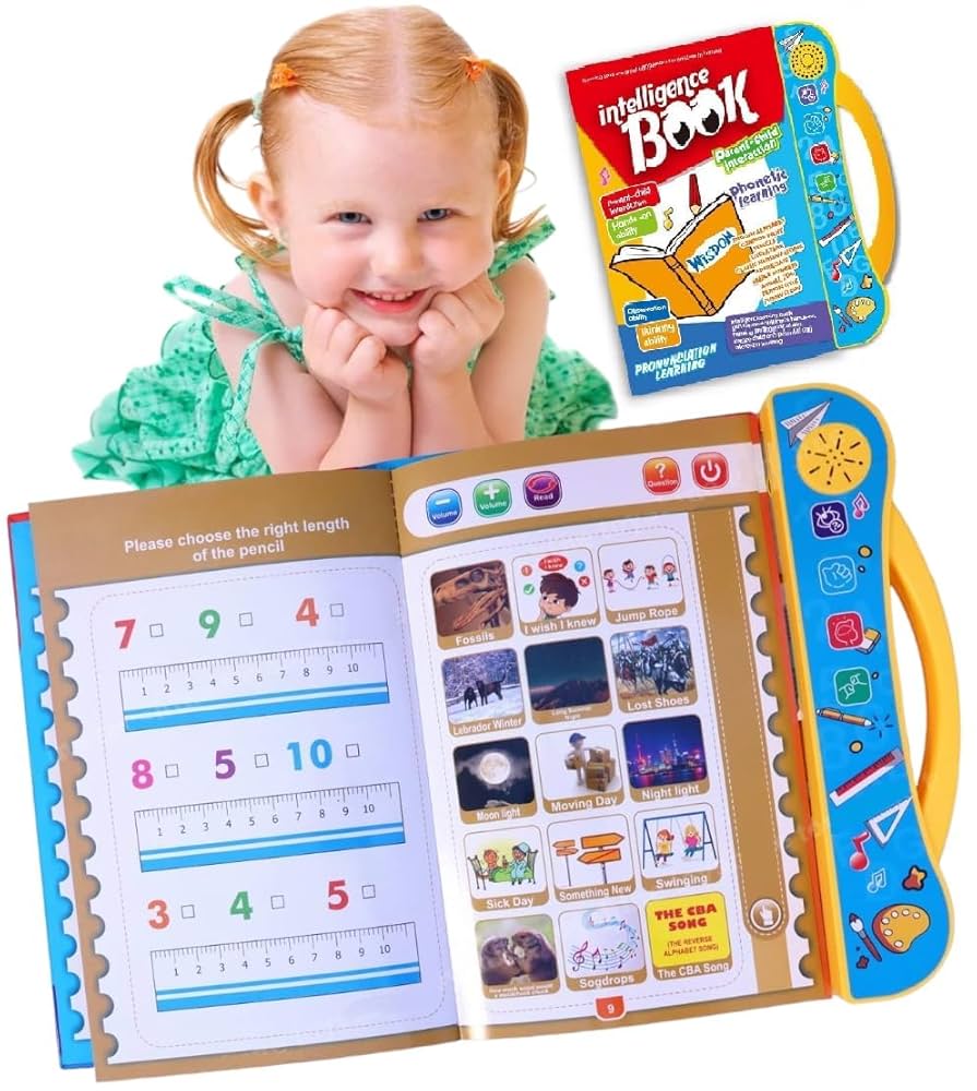 Interactive Kids Smart Learning Book with Sound – Early Educational Toy for Toddlers