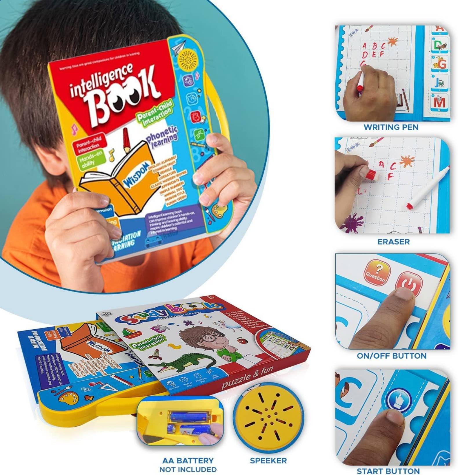 Interactive Kids Smart Learning Book with Sound – Early Educational Toy for Toddlers
