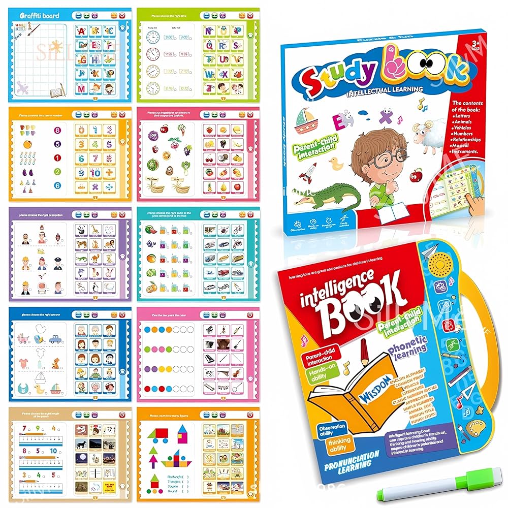 Interactive Kids Smart Learning Book with Sound – Early Educational Toy for Toddlers