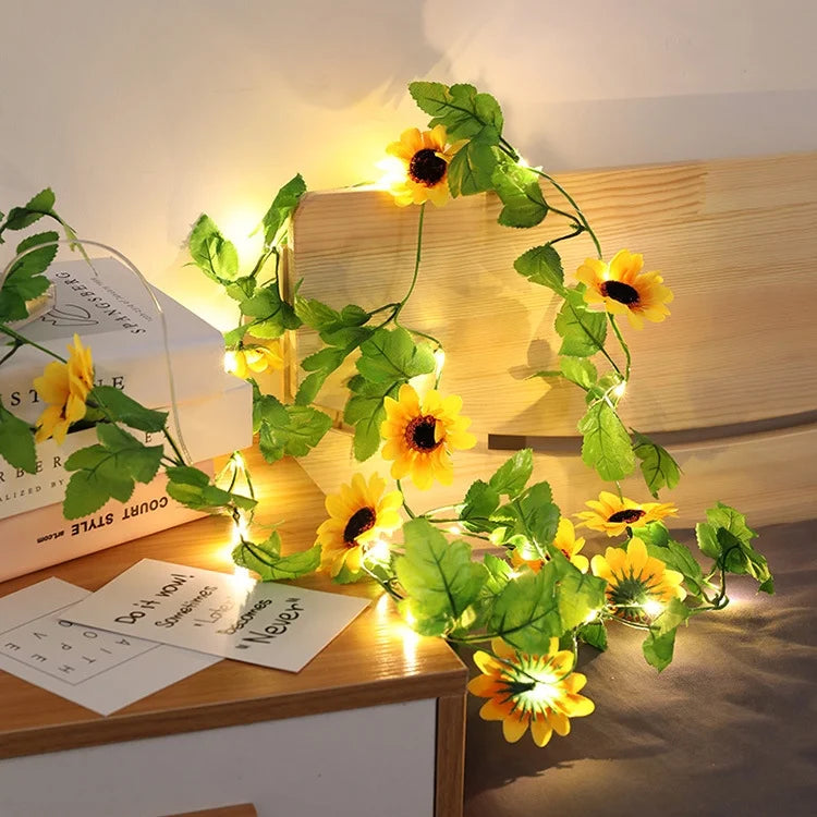 Sunflower LED String Light Wall Décor