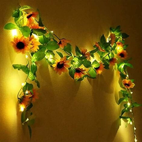 Sunflower LED String Light Wall Décor