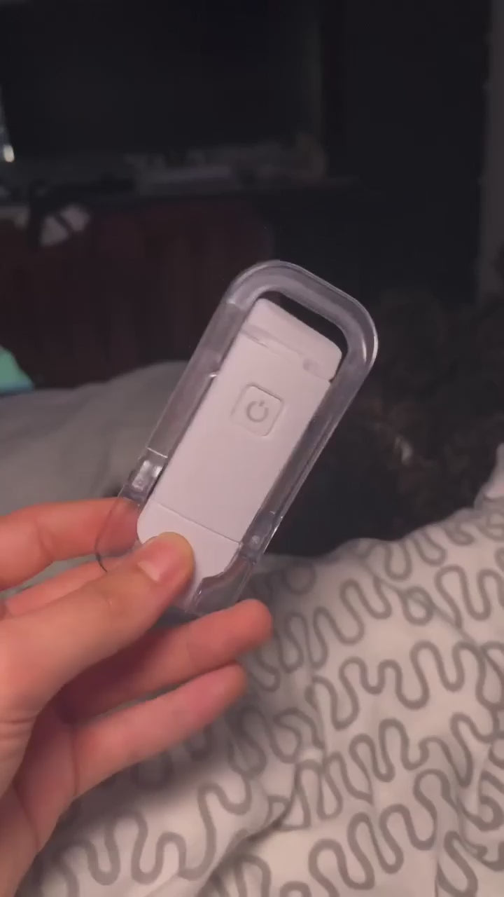 Book Lamp for Students, USB Rechargeable LED Study Light, 3 Light Modes, Clip-On, Portable & Eye-Friendly