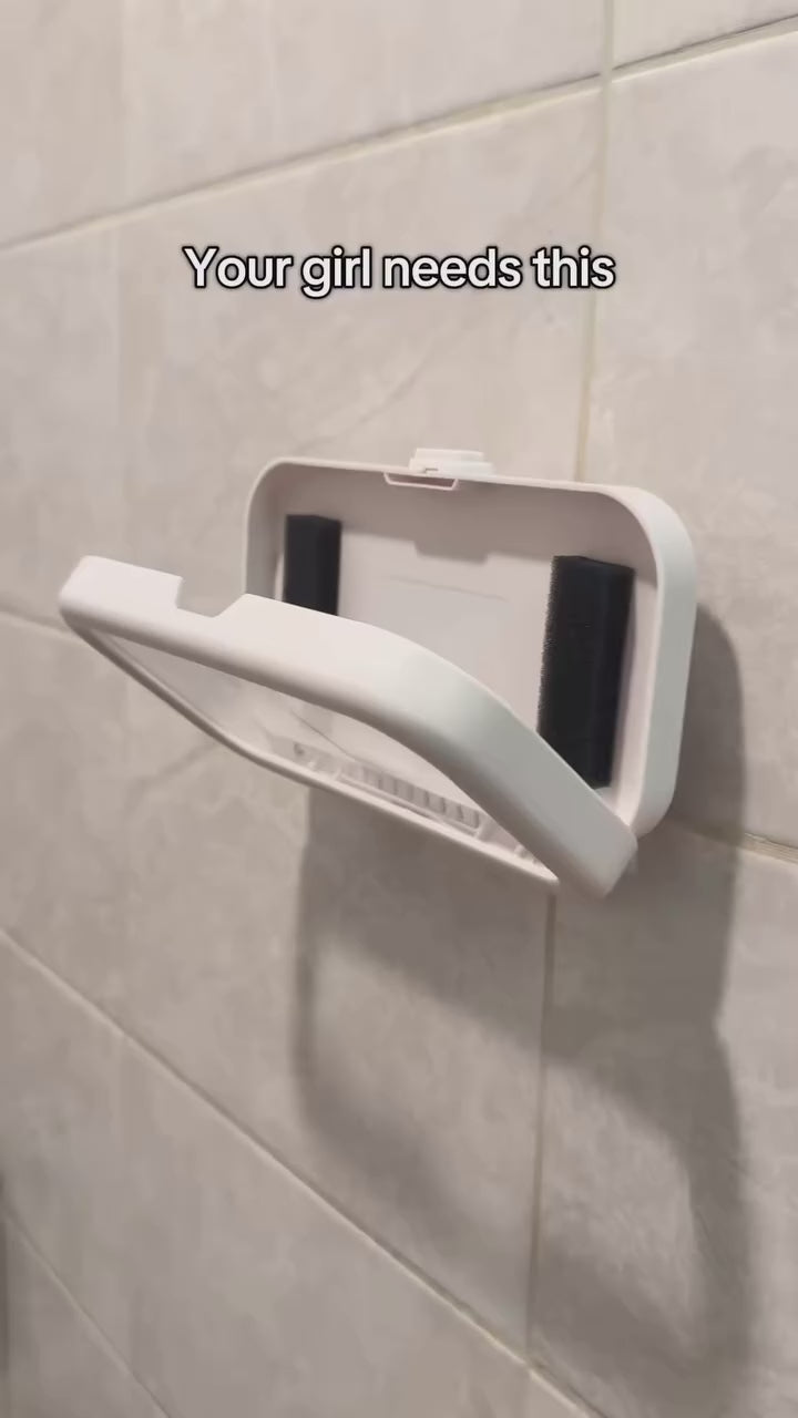 Shower Holder Waterproof 360 Rotatable Bath Smartphone Holder Wall Mounted Mobile Holder