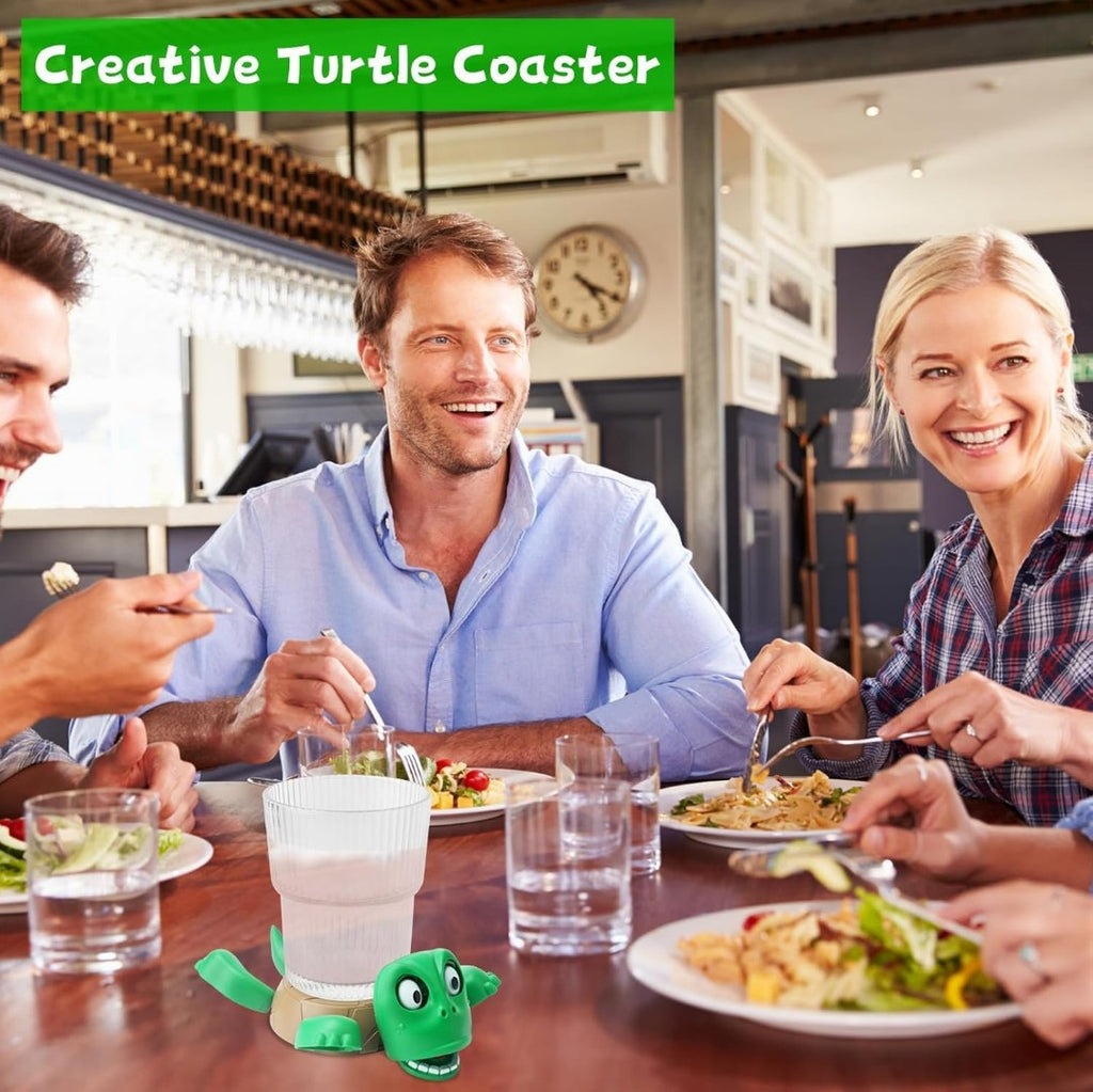 Tortoise Cup Holder – Fun and Creative Animal Drink Stand for Glasses, Cups, and Beverages